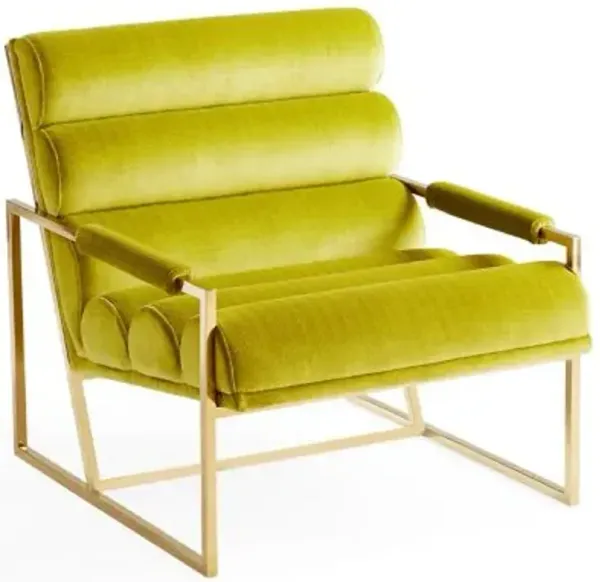 Channeled Goldfinger Lounge Chair