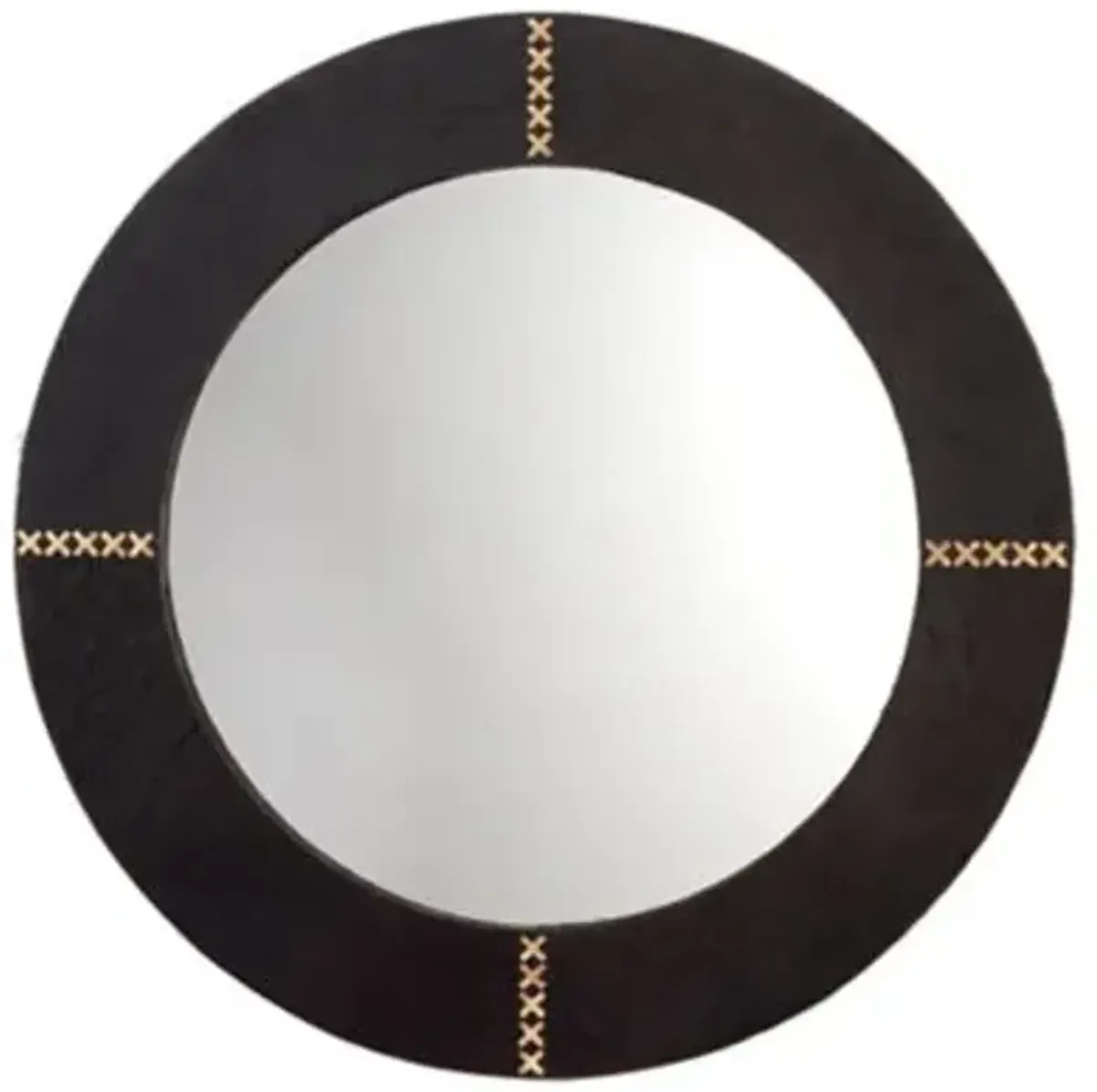 Round Cross Stitch Mirror