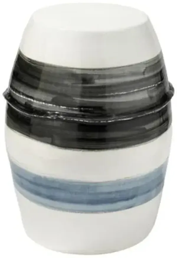 Horizon Striped Side Table