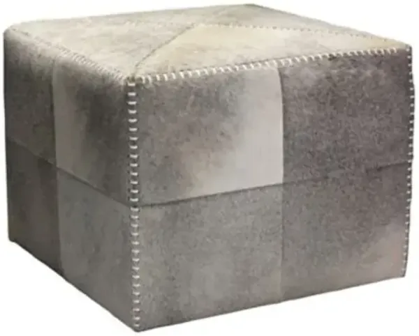 Hair on Hide Ottoman