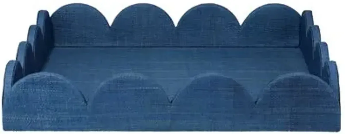 Wonderland Scalloped Tray