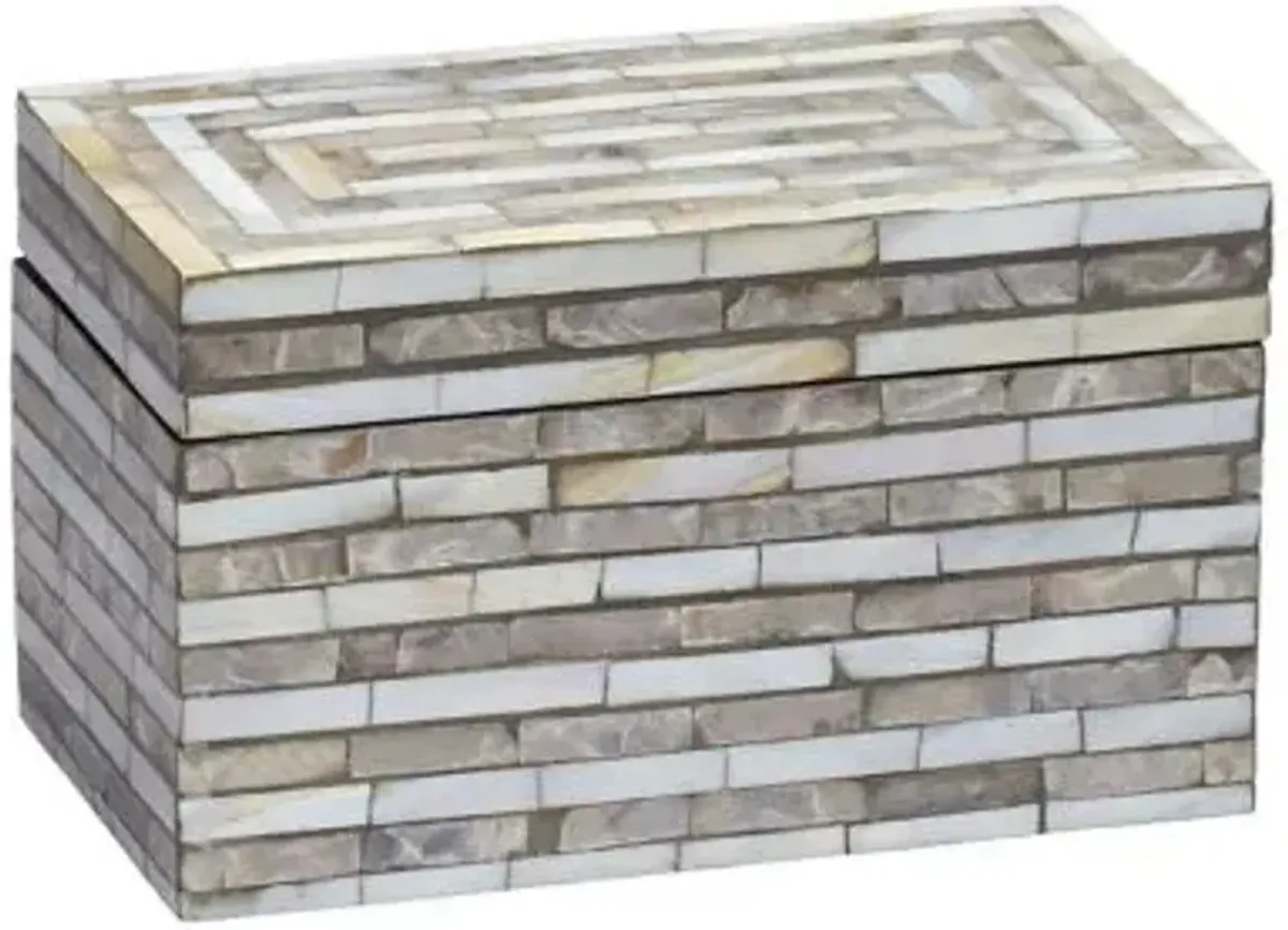 Roosevelt Mother of Pearl Decorative Box