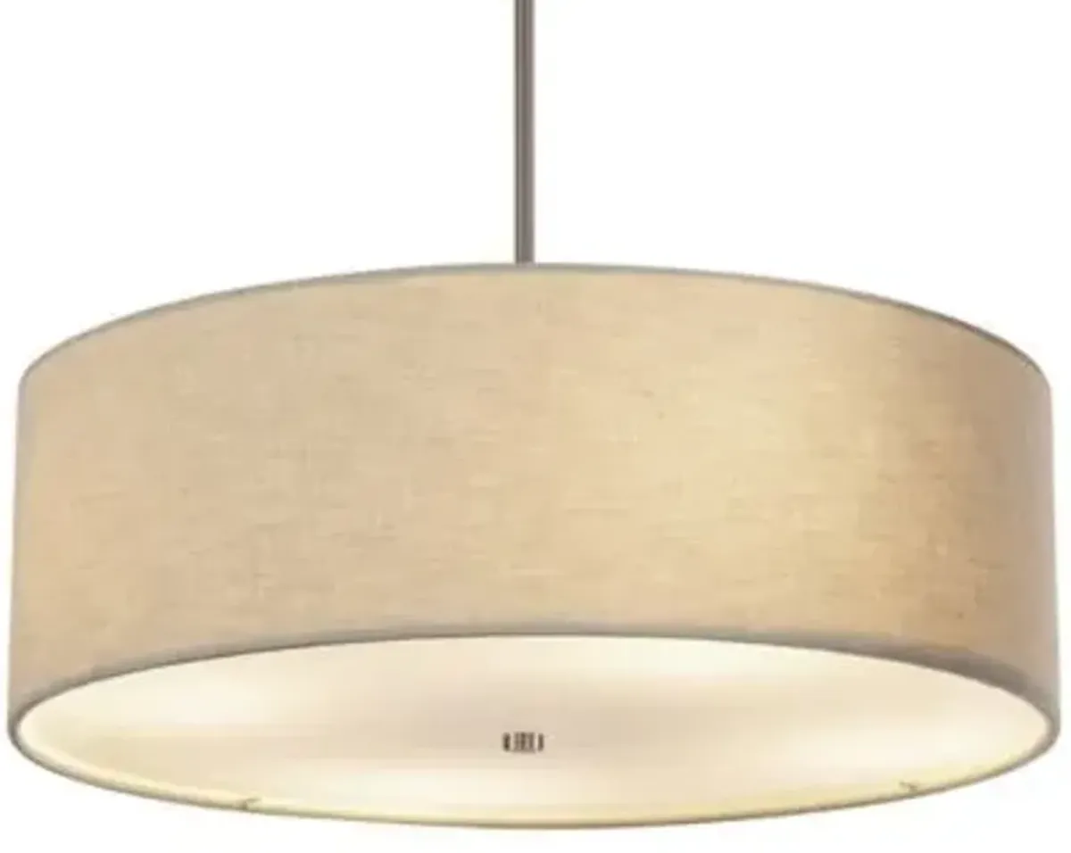 Textile Classic Drum Pendant