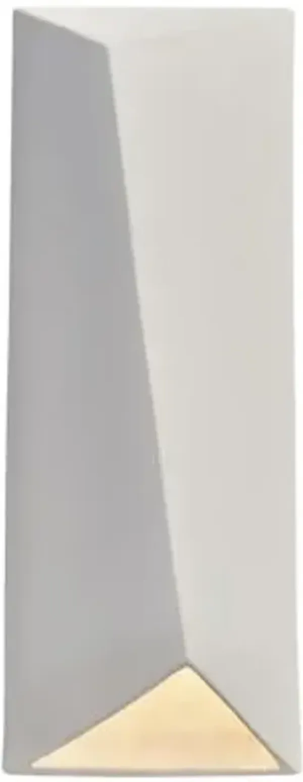 Ambiance Diagonal Rectangle Closed Top Outdoor LED Wall Sconce