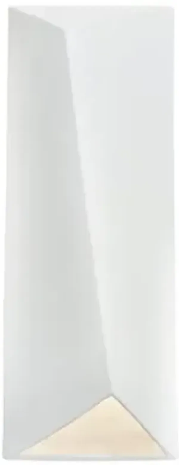 Ambiance Diagonal Rectangle Closed Top Outdoor LED Wall Sconce