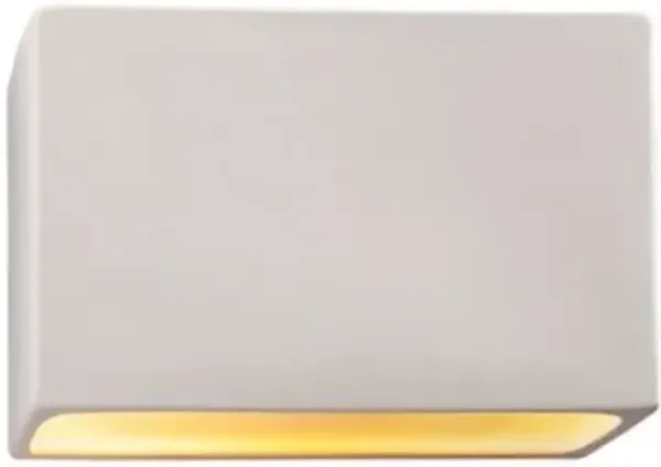 Ambiance Rectangular ADA Wall Sconce - Open Top & Bottom