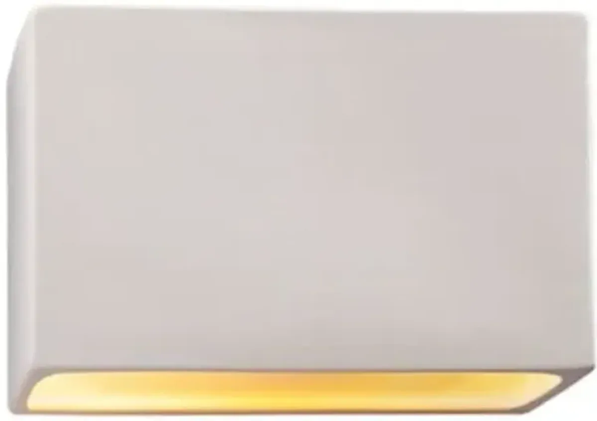 Ambiance Rectangular ADA Wall Sconce - Open Top & Bottom