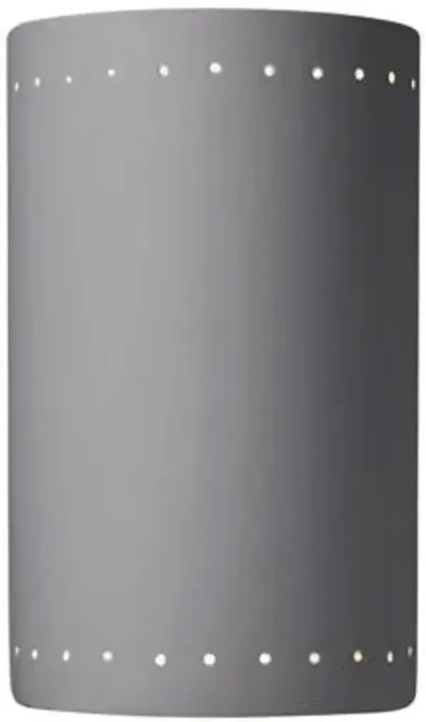 Ambiance ADA Cylinder Perforated Outdoor LED Wall Sconce