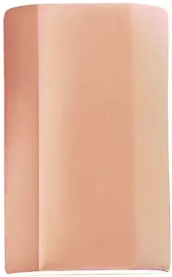 Ambiance ADA Flat Cylinder LED Outdoor Wall Sconce - Open Top & Bottom