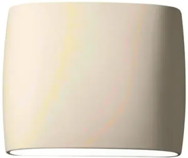 Ambiance ADA Wide Oval LED Outdoor Wall Sconce - Open Top & Bottom