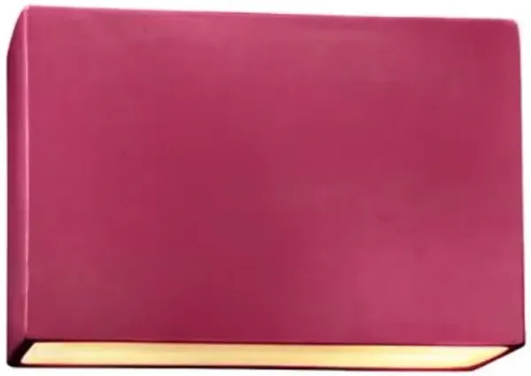 Ambiance ADA Rectangular LED Outdoor Wall Sconce - Open Top & Bottom