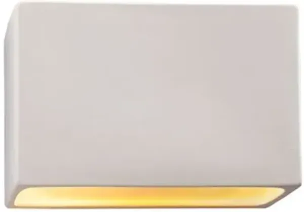 Ambiance ADA Rectangular LED Outdoor Wall Sconce - Open Top & Bottom