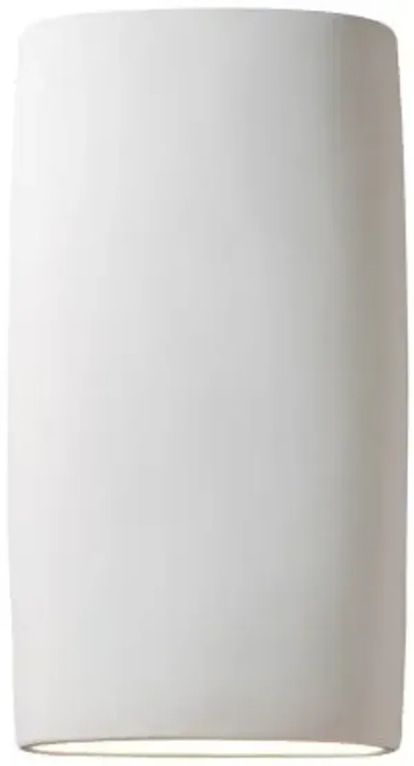 Ambiance ADA Wide Cylinder Wall Sconce - Open Top & Bottom