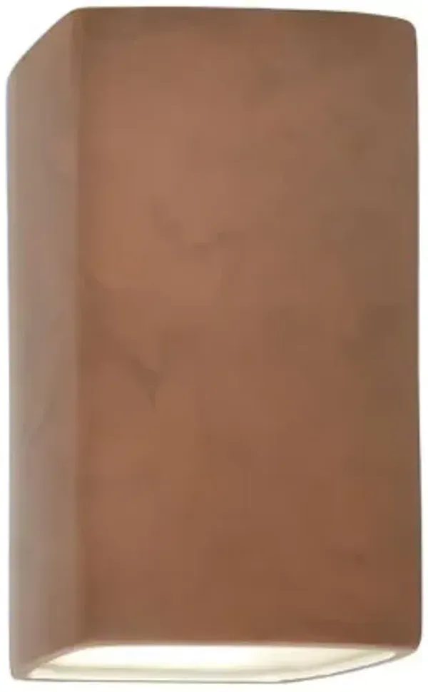 Ambiance Up and Downlight ADA Rectangle Wall Sconce