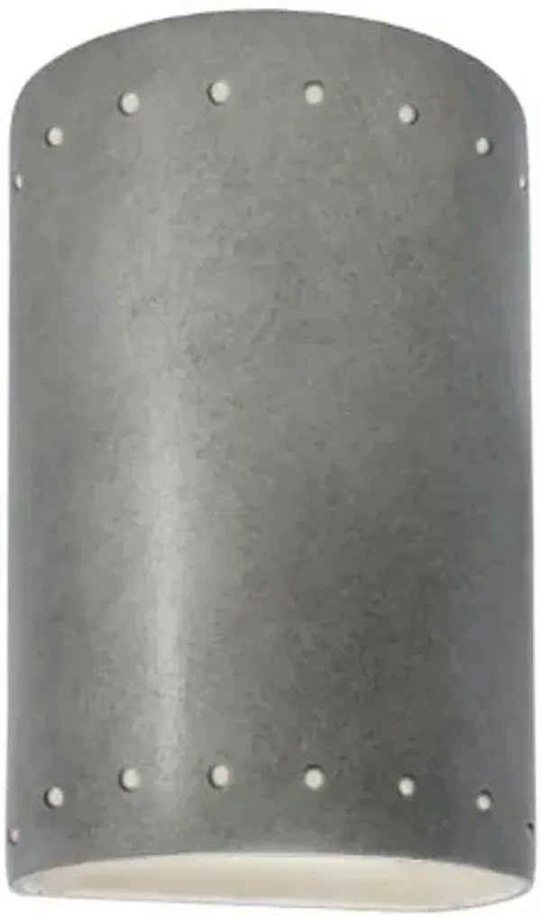 Ambiance Cylinder Wall Sconce - Closed Top