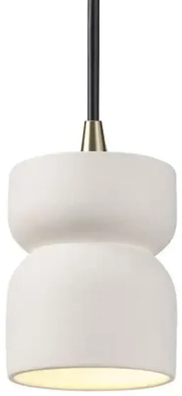 Short Hourglass Mini Pendant