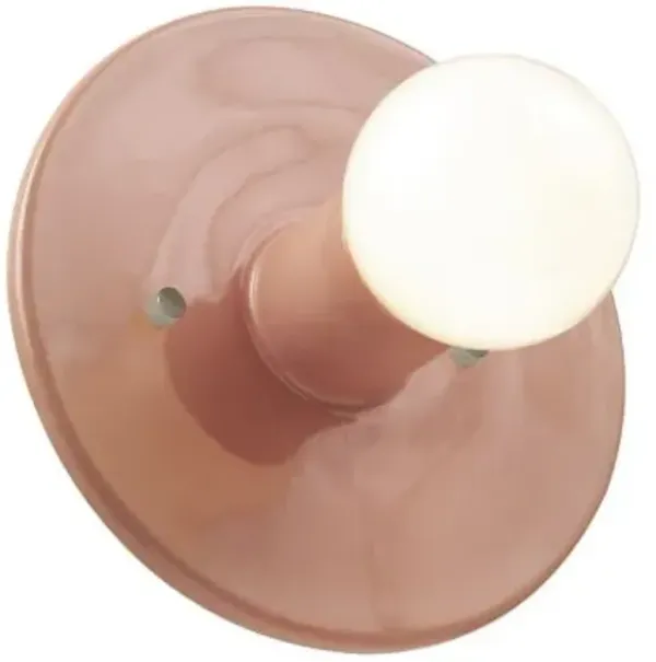 Stepped Discus Wall Sconce