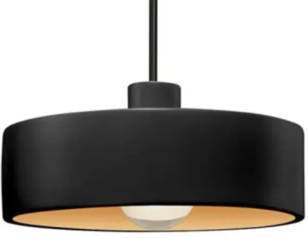 Radiance Dish Drum Pendant