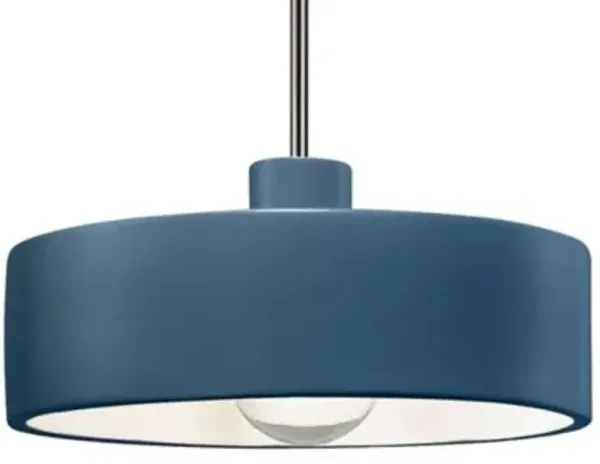 Radiance Dish Drum Pendant