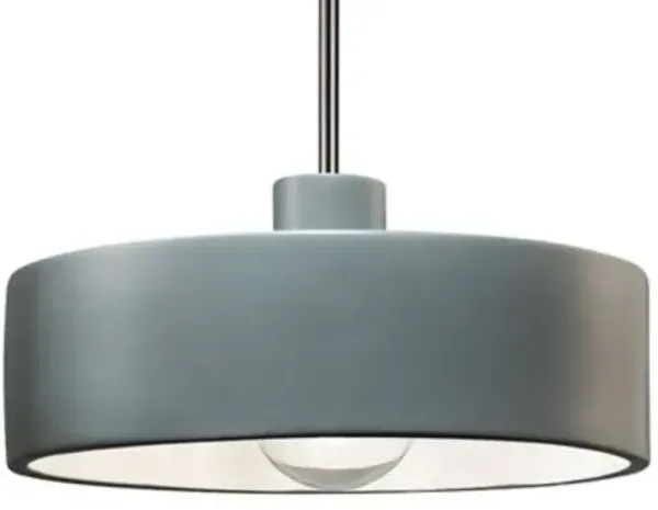 Radiance Dish Drum Pendant