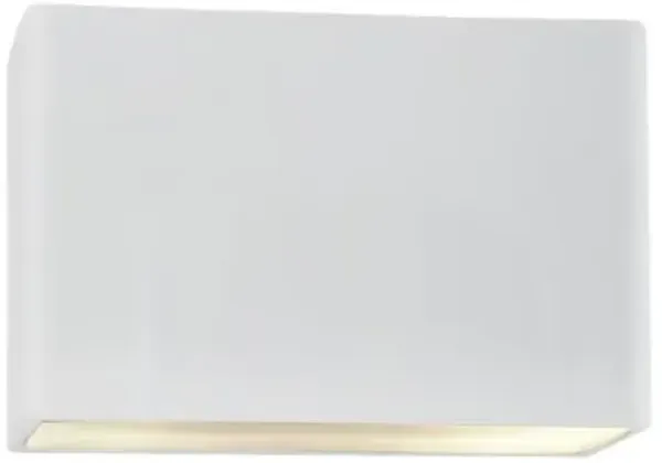 Ambiance ADA Rectangular LED Outdoor Wall Sconce - Open Top & Bottom