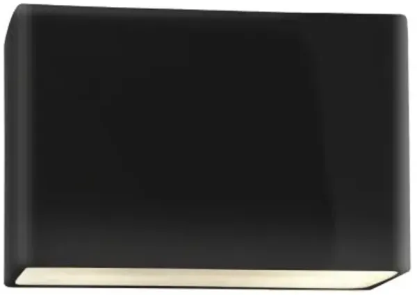 Ambiance ADA Rectangular LED Outdoor Wall Sconce - Open Top & Bottom