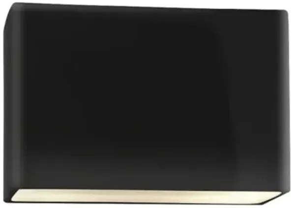 Ambiance ADA Rectangular LED Outdoor Wall Sconce - Open Top & Bottom