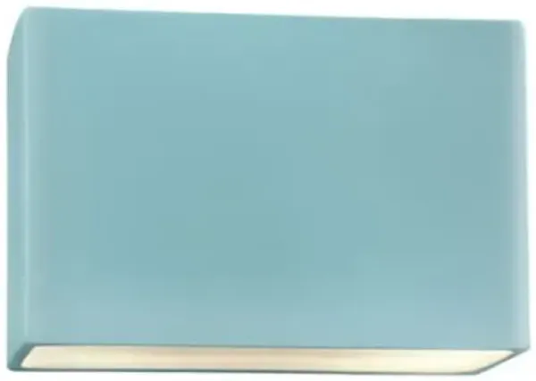 Ambiance Rectangular ADA Wall Sconce - Open Top & Bottom