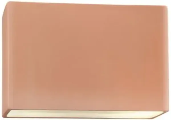 Ambiance Rectangular ADA Wall Sconce - Open Top & Bottom