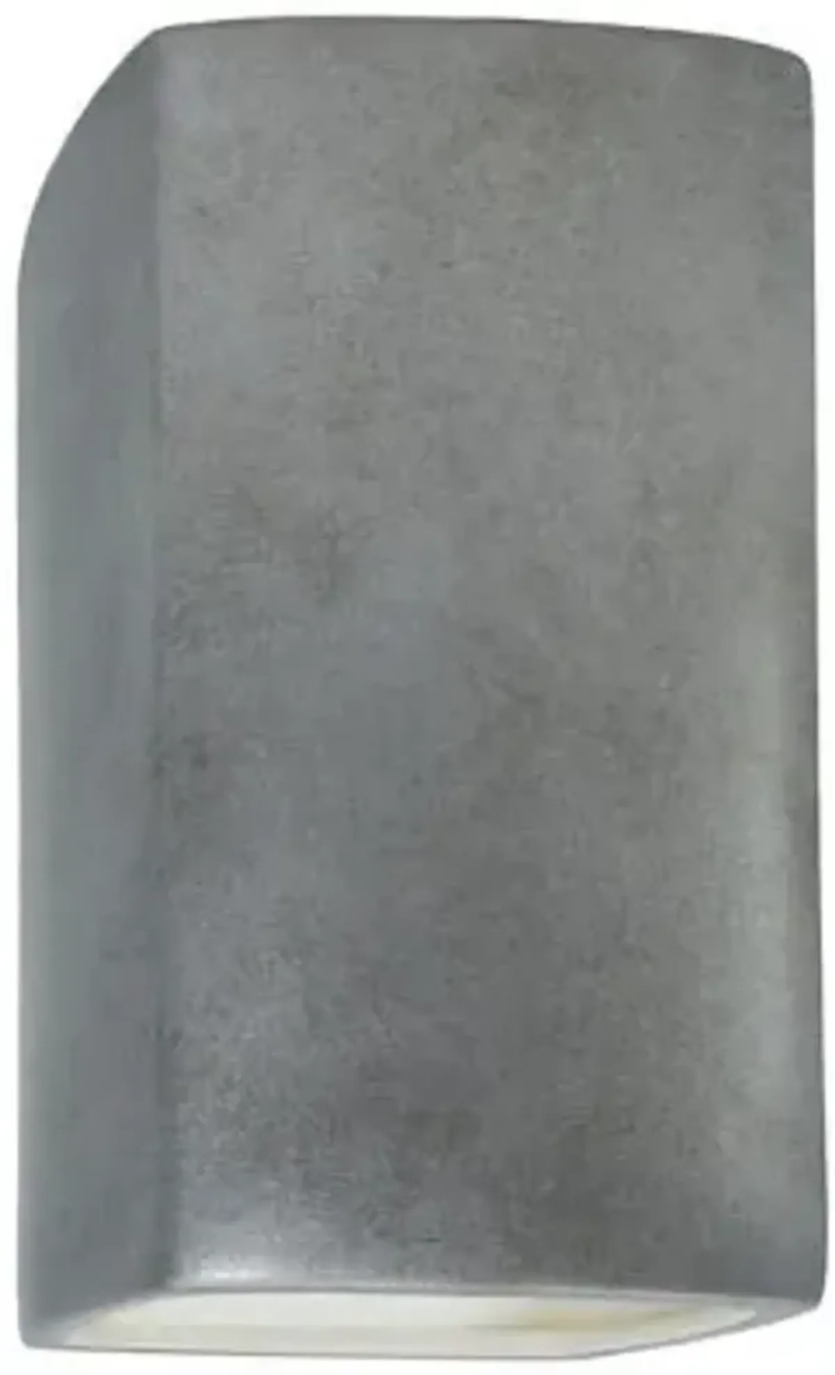 Ambiance Large Rectangle Wall Sconce - Closed Top