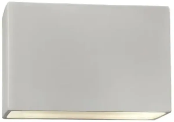Ambiance Rectangle ADA Wall Sconce - Open Top & Bottom