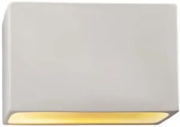 Ambiance Rectangle ADA Wall Sconce - Open Top & Bottom