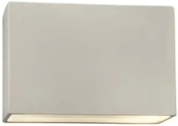 Ambiance Rectangle ADA Wall Sconce - Open Top & Bottom