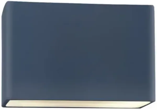 Ambiance Rectangle ADA Wall Sconce - Open Top & Bottom