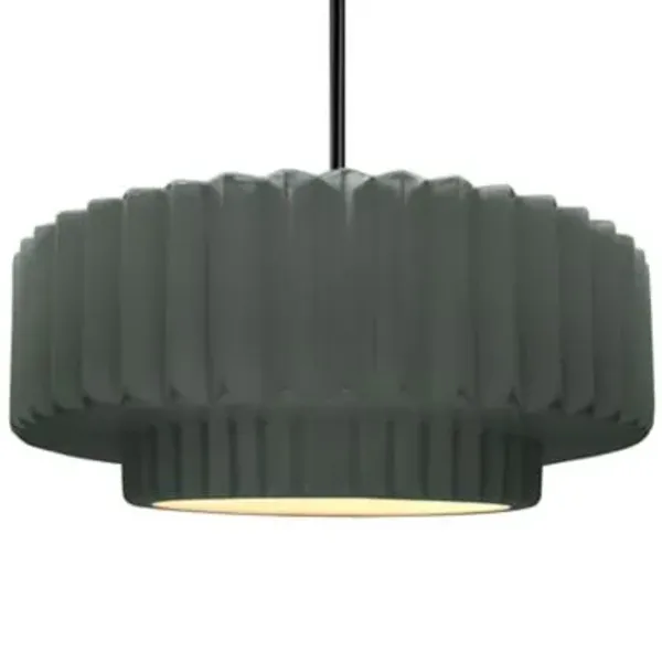 Radiance Tier Pleated Pendant