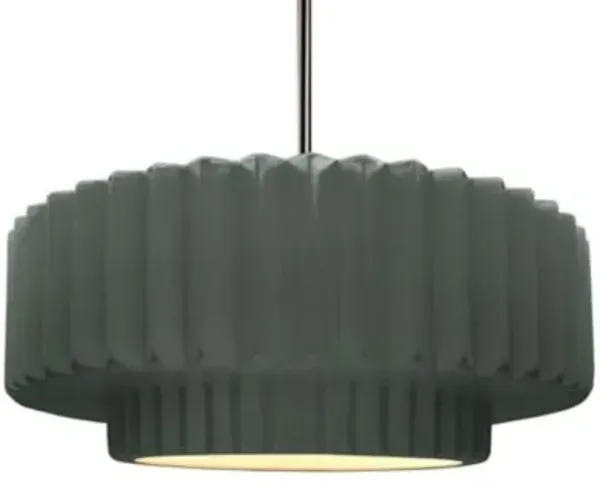Radiance Tier Pleated Pendant