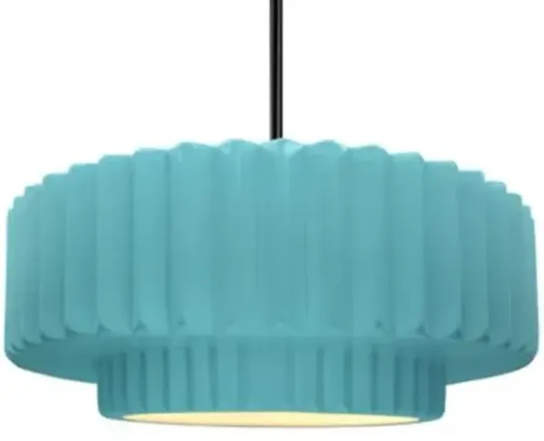 Radiance Tier Pleated Pendant