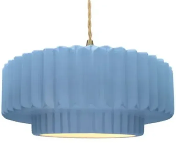 Radiance Tier Pleated Pendant