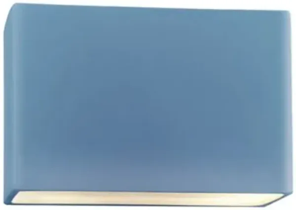 Ambiance ADA Rectangular LED Outdoor Wall Sconce - Open Top & Bottom