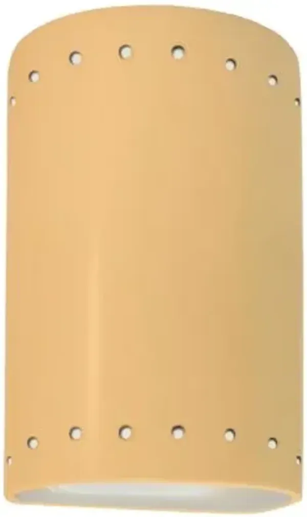 Ambiance Cylinder Wall Sconce - Closed Top