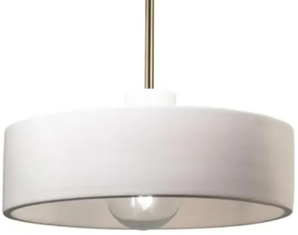 Radiance Dish Drum Pendant