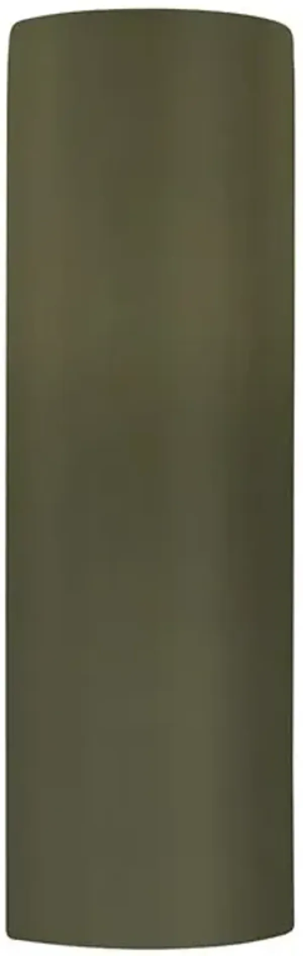 Cylinder Ceramics ADA Tube - Open Top and Bottom Wall Sconce