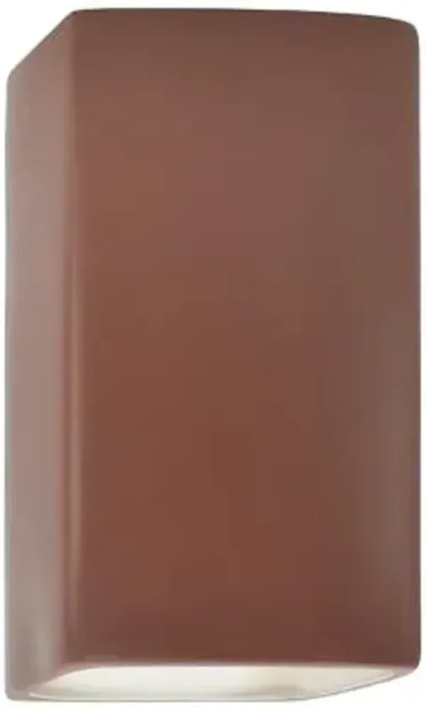 Ambiance Up and Downlight ADA Rectangle Wall Sconce