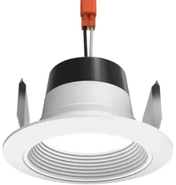 LED Wet Location 4in Round Baffle Retrofit Downlight