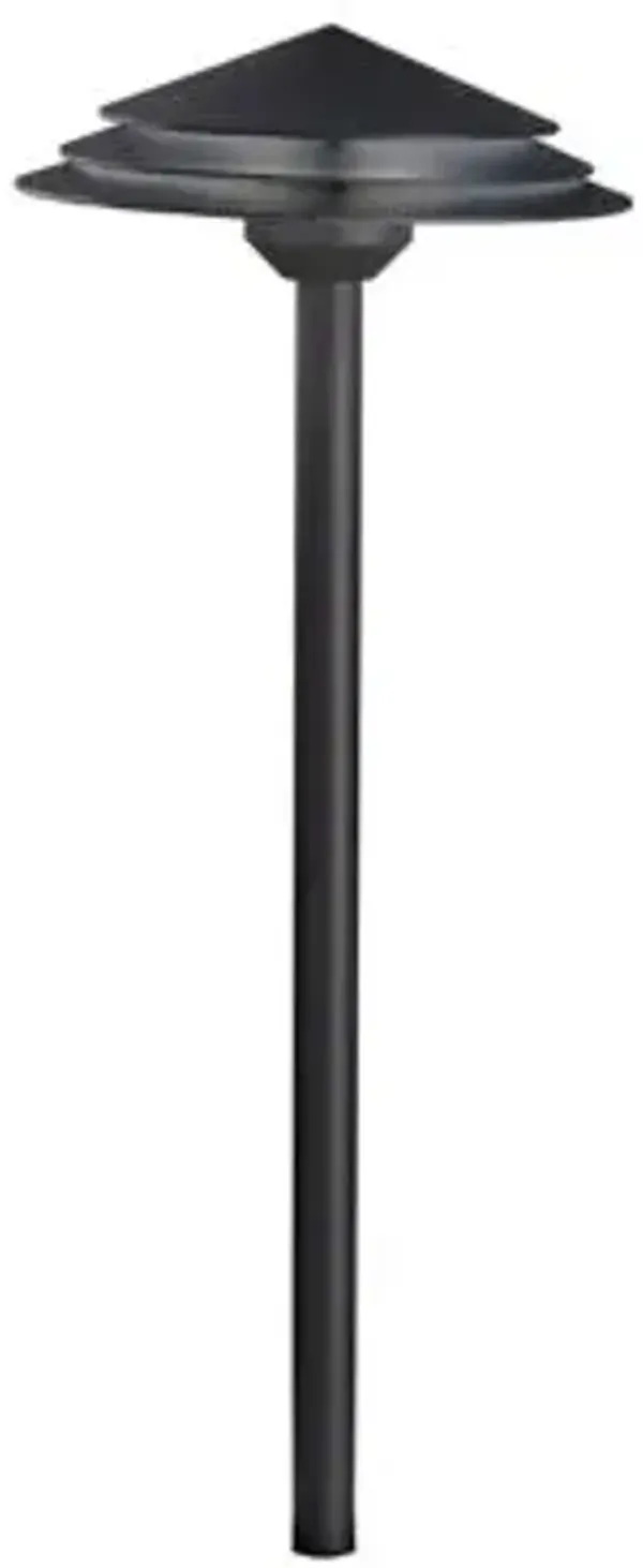 Round Tiered LED Path Light