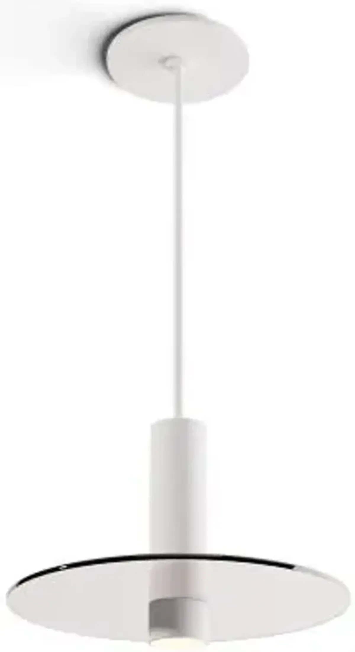 Combi LED Pendant with Decorative Glass Plate