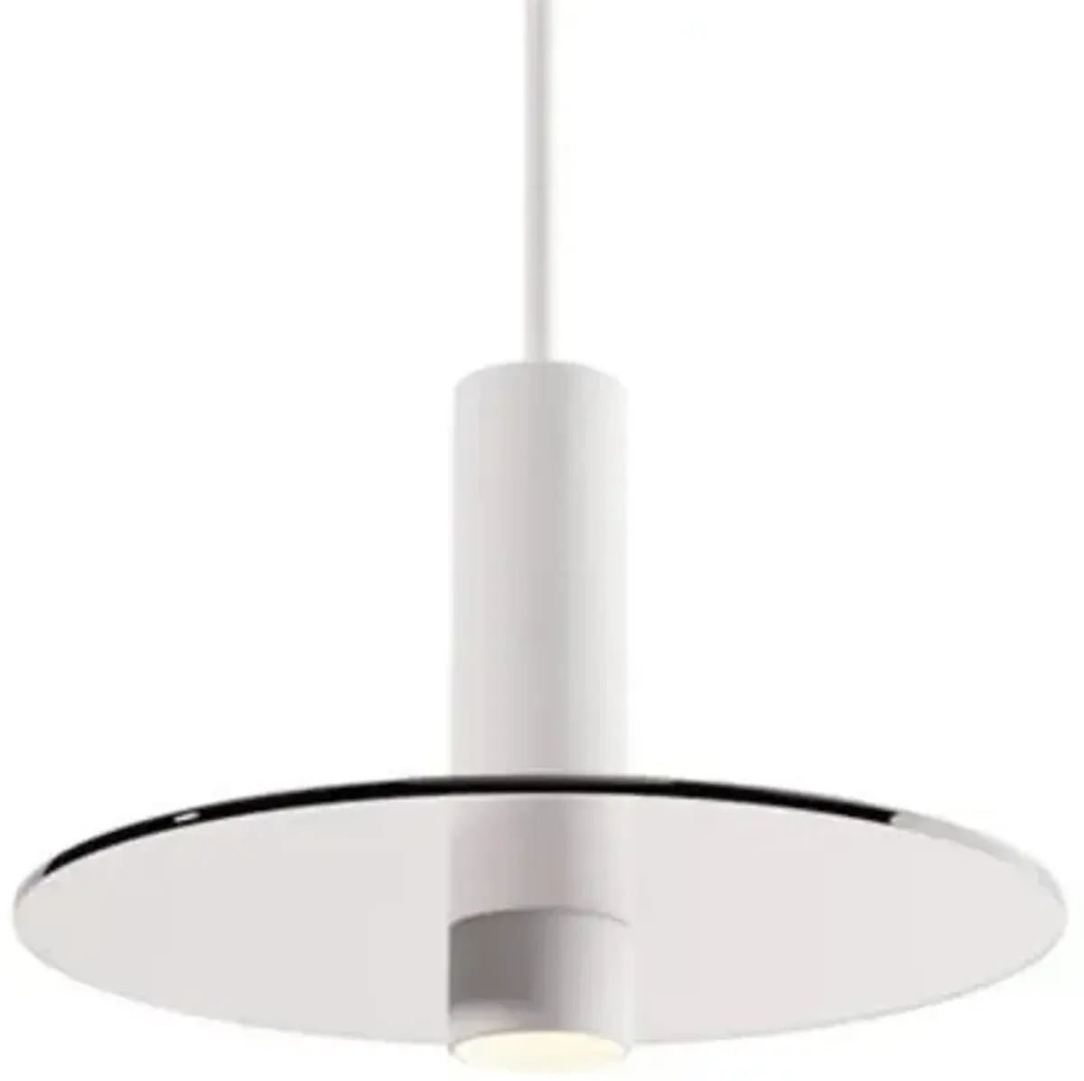 Combi LED Pendant with Decorative Glass Plate
