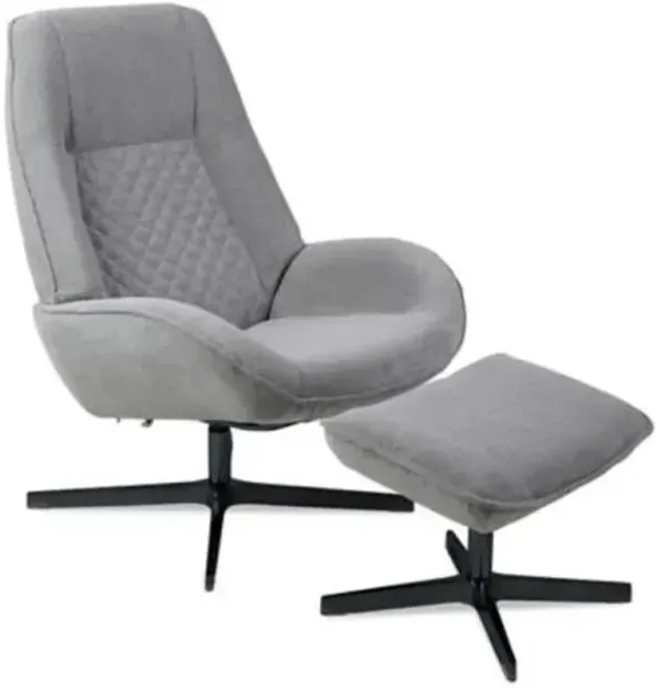 Bordeaux Recliner with Ottoman