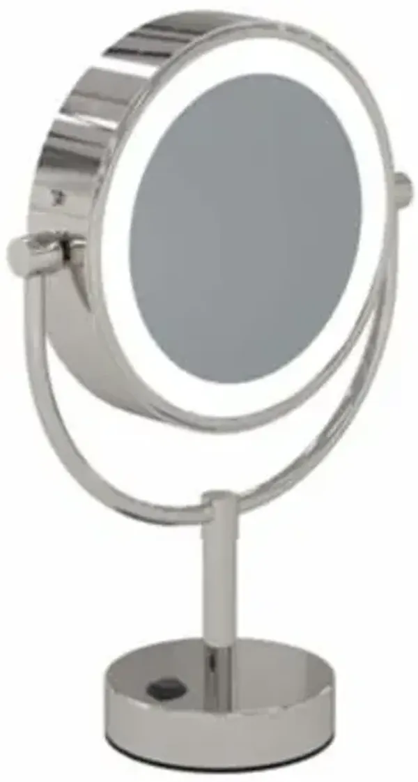 Neo Modern LED Lighted Freestanding Mirror