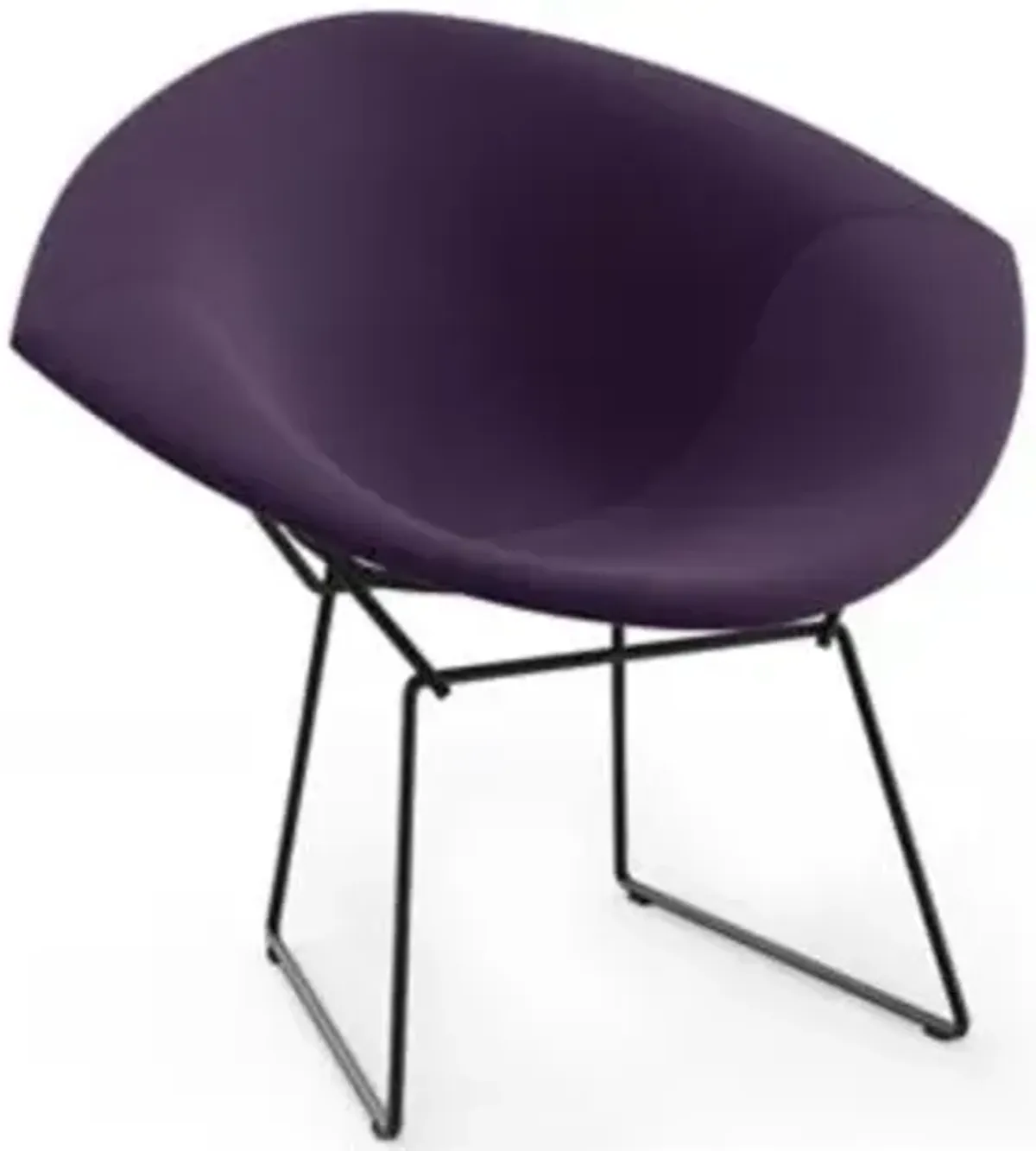 Bertoia Two-Tone Diamond Chair, Fully Upholstered